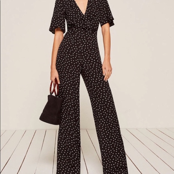 Reformation Pants - Reformation Jumpsuit Romper size 2 black Tostito
